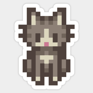 Pixel Cat 2 Sticker